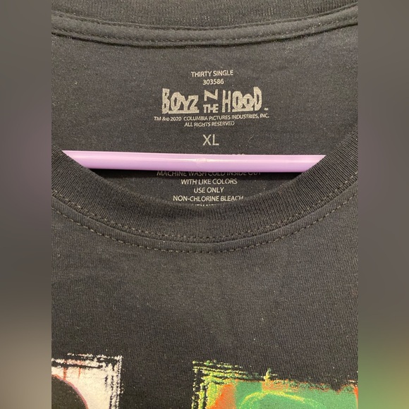 MENS GRAPHIC BOYS IN THE HOOD BLACK SHORT SLEEVE TEE SZ XL - Picture 6 of 6